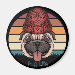 Cute Pug Magnet Magneet