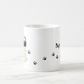Cute pug mug かわいいパグのイラストのマグカップ (Centre)