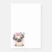 Cute Pug Post-it® Notes (Voorkant)