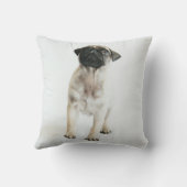 Cute Pug Puppy Kussen (Achterkant)