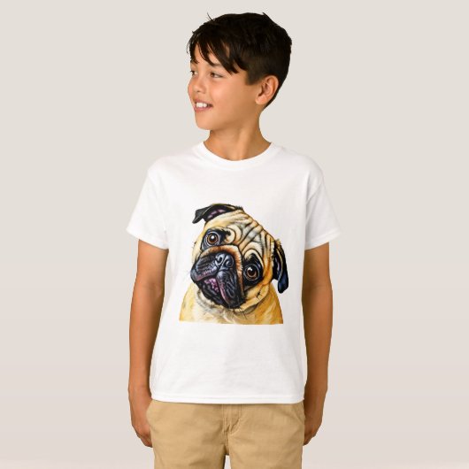 CUTE PUG SHIRT (Voorkant volledig)