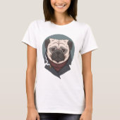 Cute Pug T-shirt (Voorkant)