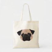 Cute Pug Tote Bag (Voorkant)