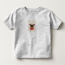 Cute Pug Valentine Design – My Heart Belongs to My