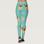 Cute Pugs Leggings (Achterkant)