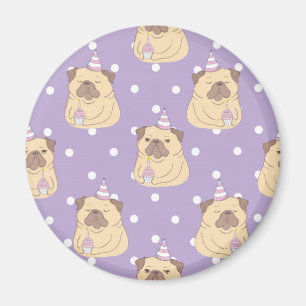 Cute Pugs Magneet