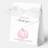 Cute Pumpkin Baby Girl Shower Thank You Bedankdoosjes (Voorkant)