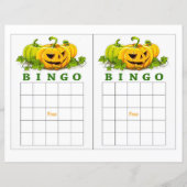 Cute pumpkin bingo (Voorkant)