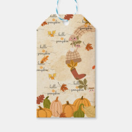 Cute Pumpkin Cadeaulabel