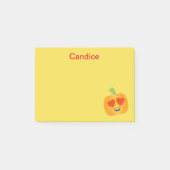 Cute Pumpkin Emoji Post-it® Notes (Voorkant)