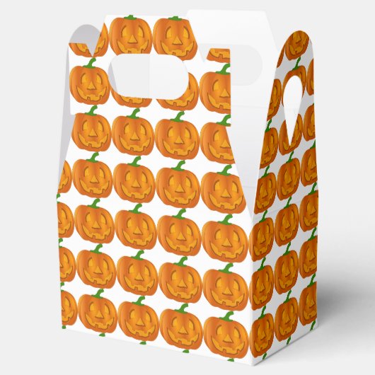 Cute Pumpkin Favor Box Bedankdoosjes (Geopend)