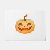 Cute Pumpkin Jack O Lantern Turtle Sea Halloween C Deurmat (Voorkant)