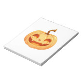 Cute Pumpkin Jack O Lantern Turtle Sea Halloween C Notitieblok (Gedraaid)
