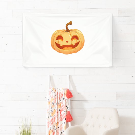 Cute Pumpkin Jack O Lantern Turtle Zee Halloween C Spandoek (Insitu)