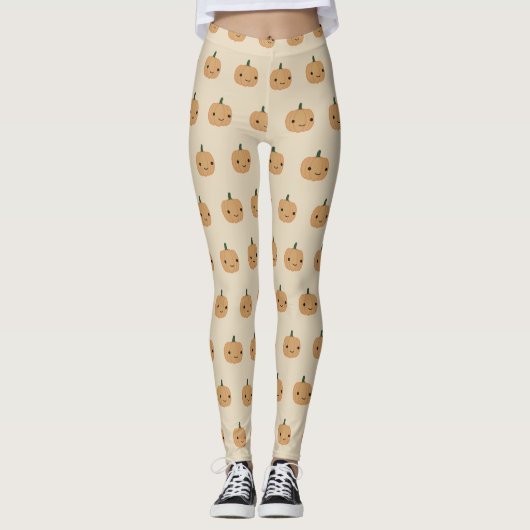 Cute Pumpkin Leggings (Voorkant)