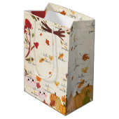 Cute Pumpkin Medium Cadeauzakje (Achterkant Gekanteld)