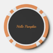 Cute Pumpkin Poker Chips (Achterkant)
