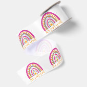 Cute Pumpkin Rainbow Lint (Achterkant)