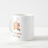 Cute Pumpkin Spice Mug Autumn Fall Vibes Coffee  (Devant gauche)