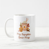Cute Pumpkin Spice Mug Autumn Fall Vibes Coffee  (Gauche)