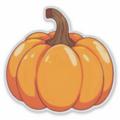 Cute Pumpkin Sticker (Voorkant)