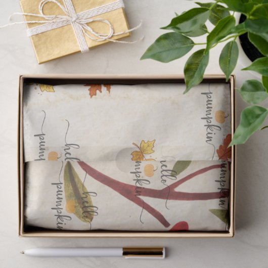 Cute Pumpkin Tissuepapier (Geschenk)