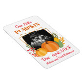 Cute Pumpkin Zwangerschap Aankondiging Baby Scan Magneet (Rechterzijde)