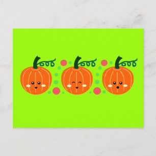 Cute Pumpkins Briefkaart