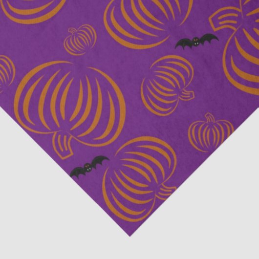 Cute Pumpkins tissue paper Tissuepapier (Detail)