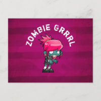 Cute Punk Rock Zombie Grrl
