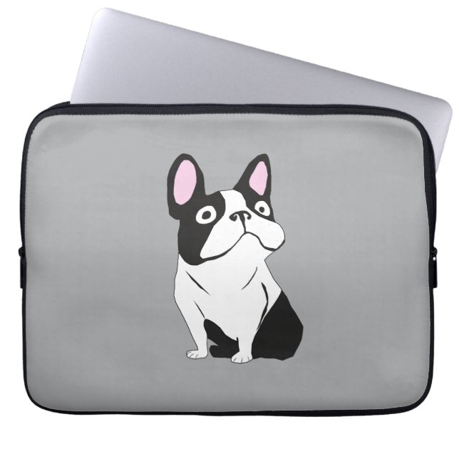 Cute pup laptop sleeve (Voorkant)