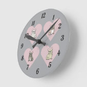 Cute pup ronde klok (Hoek)