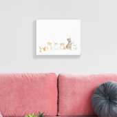 Cute puppies canvavs canvas afdruk (Insitu (Woonkamer))