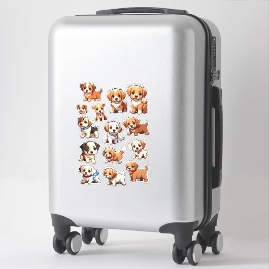 Cute Puppies Mega Sticker Bundle (Sur valise)