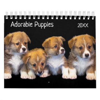 Cute Puppies Pet Photo Calendrier