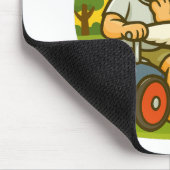 Cute Puppy and Kid Playtime Muismat (Hoek)