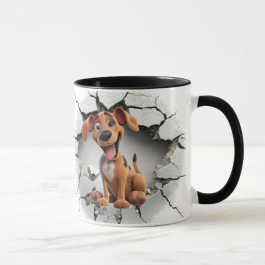 Cute puppy background mok (Rechts)