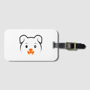 Cute Puppy Bagagelabel