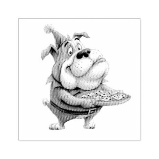 Cute Puppy Christmas Cookies Rubberstempel