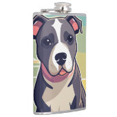Cute Puppy designed thermal flask Heupfles (Rechts)