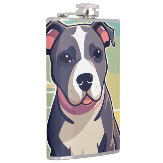 Cute Puppy designed thermal flask Heupfles (Rechts)