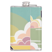 Cute Puppy designed thermal flask Heupfles (Achterkant)