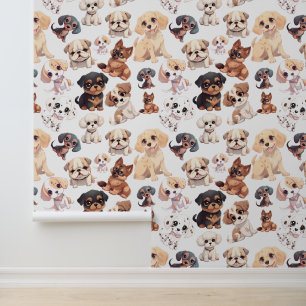 Cute Puppy Dog Behang