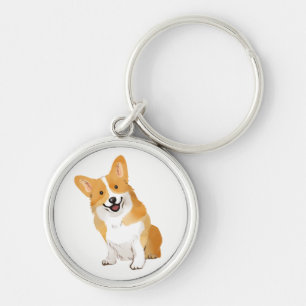 Cute Puppy Dog Gift Pembroke Welsh Corgi Sleutelhanger