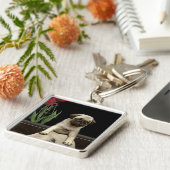 Cute Puppy Dog-lovers Gift-reeks Sleutelhanger (Zijkant)