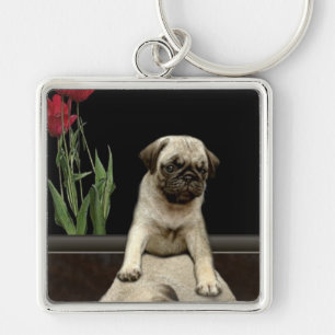Cute Puppy Dog-lovers Gift-reeks Sleutelhanger