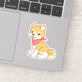 Cute Puppy Dog Shiba Inu Sticker