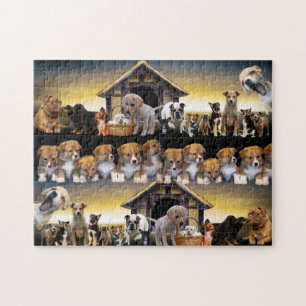 Cute Puppy Dogs Animal Canine Delight Legpuzzel