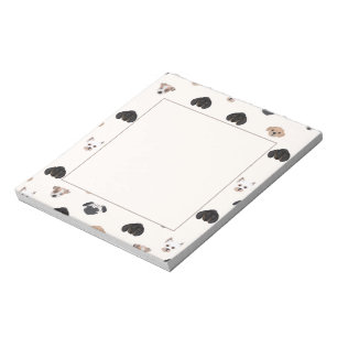 Cute Puppy Dogs Illustratie Notitieblok