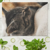 Cute Puppy en Kitten Theedoek (Gevouwen)